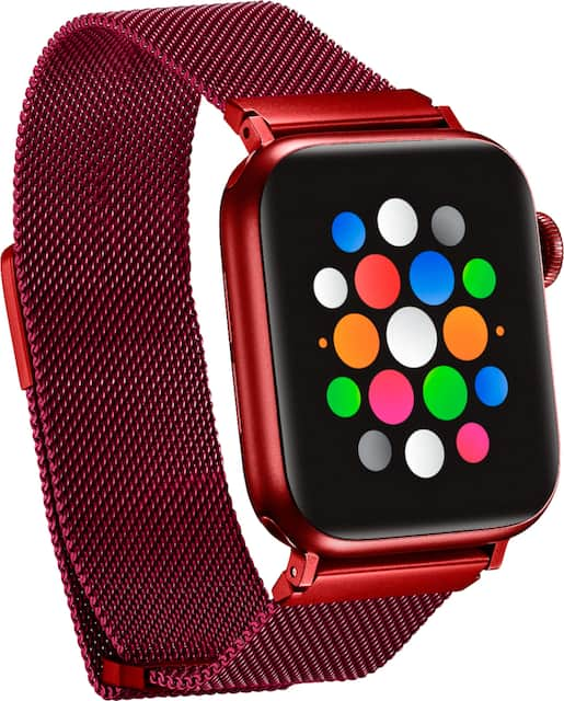 Platinum™ Magnetic Stainless Steel Mesh Band for Apple Watch