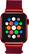 Alt View 11. Platinum™ - Magnetic Stainless Steel Mesh Band for Apple Watch 38mm, 40mm, 41mm and Apple Watch Series 1-9 - Red.