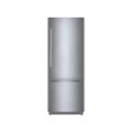 Front Zoom. Bosch - Benchmark 16 cu. ft. Bottom Freezer Counter-Depth Smart Refrigerator - Stainless steel.