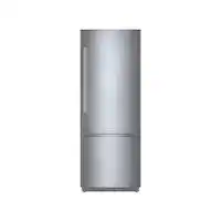 Bosch - Benchmark Series 16 Cu. Ft. Bottom-Freezer Counter-Depth Smart Refrigerator - Stainless Steel - Front_Zoom
