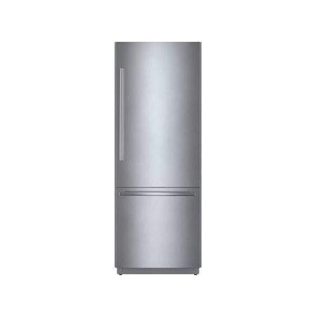 Bosch - Benchmark Series 16 Cu. Ft. Bottom-Freezer Counter-Depth Smart Refrigerator - Stainless Steel