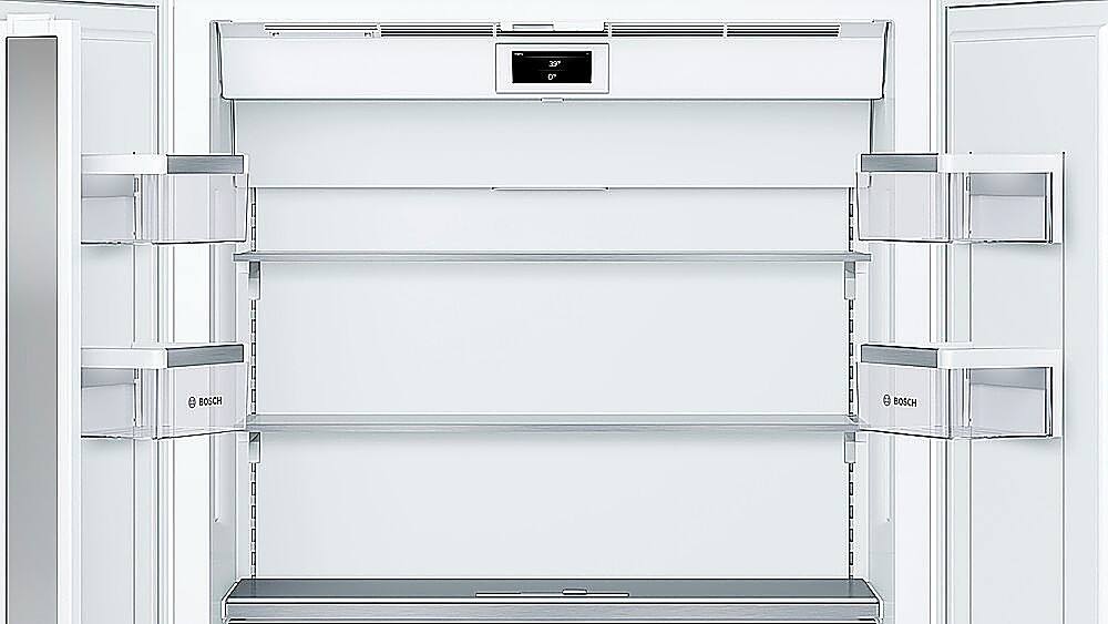 Alt View 11. Bosch - Benchmark Series 16 Cu. Ft. Bottom-Freezer Counter-Depth Smart Refrigerator - Stainless Steel.