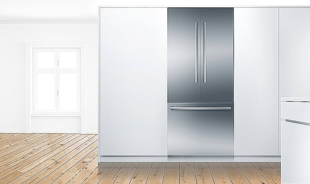 Alt View 15. Bosch - Benchmark Series 16 Cu. Ft. Bottom-Freezer Counter-Depth Smart Refrigerator - Stainless Steel.