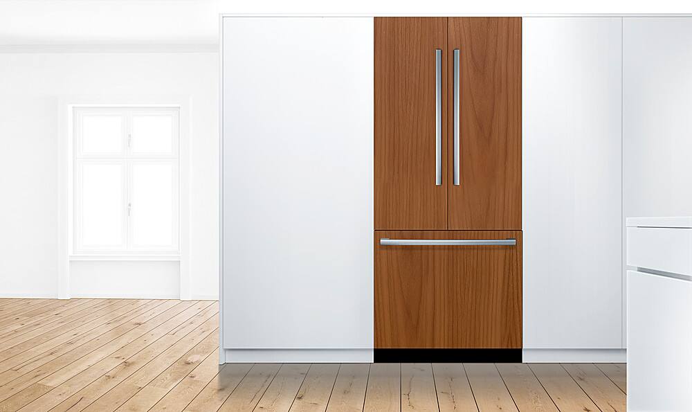 Alt View 11. Bosch - Benchmark Series 19.4 Cu. Ft. French Door Built-In Smart Refrigerator - Custom Panel Ready.