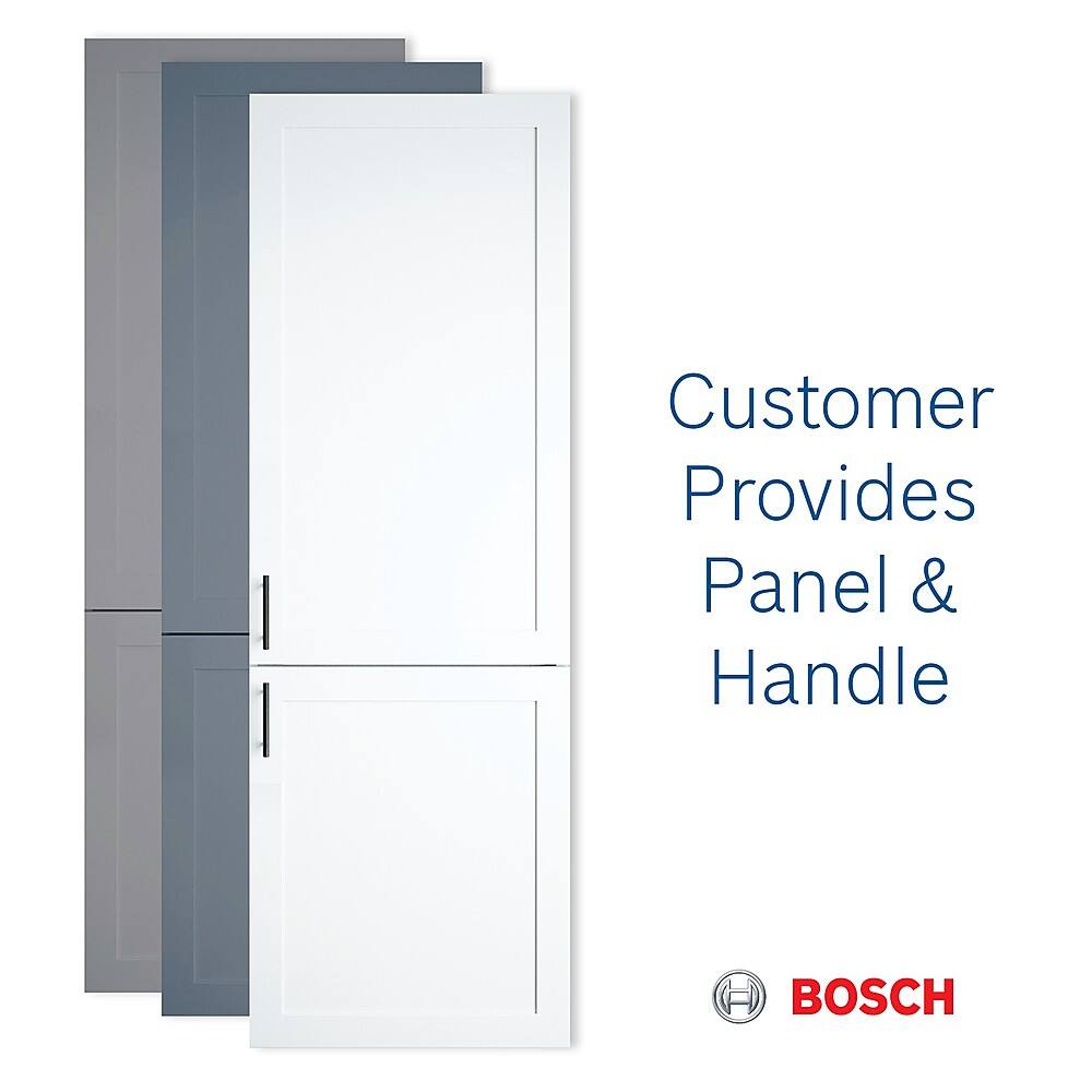 Alt View 14. Bosch - Benchmark Series 16 Cu. Ft. Bottom-Freezer Built-In Smart Refrigerator - Custom Panel Ready.