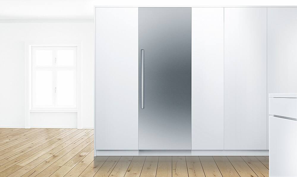 Alt View 12. Bosch - Benchmark Series 16.8 Cu. Ft. Column Counter-Depth Smart Refrigerator - Custom Panel Ready.