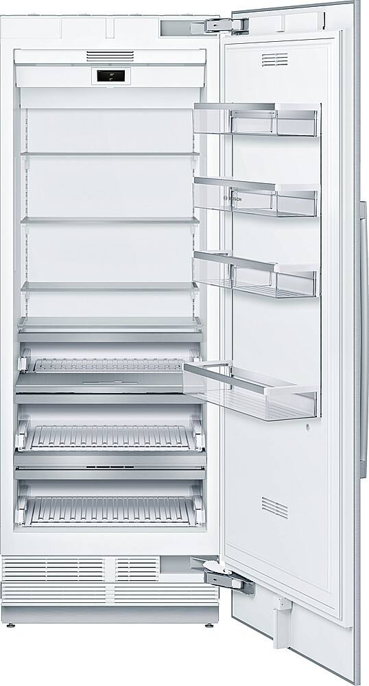 Alt View 2. Bosch - Benchmark Series 16.8 Cu. Ft. Column Counter-Depth Smart Refrigerator - Custom Panel Ready.