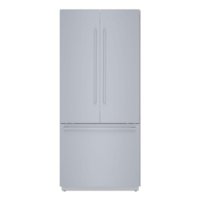 Bosch - Benchmark 19.4 cu. ft. French Door Built-In Smart Refrigerator - Stainless steel - Front_Zoom