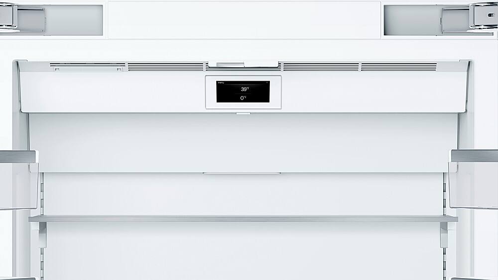 Alt View 4. Bosch - Benchmark Series 19.4 Cu. Ft. French Door Built-In Smart Refrigerator - Stainless Steel.