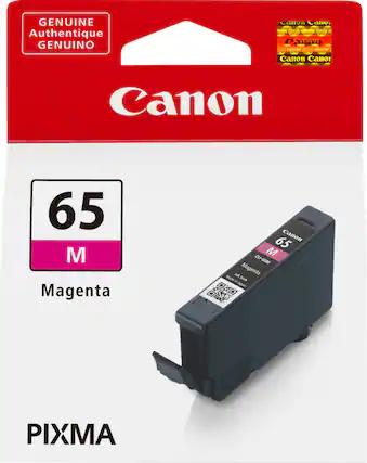 Front. Canon - CL - 65 Standard Capacity Ink Cartridge - Magenta.
