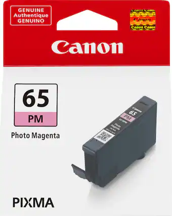 Front. Canon - CL - 65 Standard Capacity Ink Cartridge - Photo Magenta.