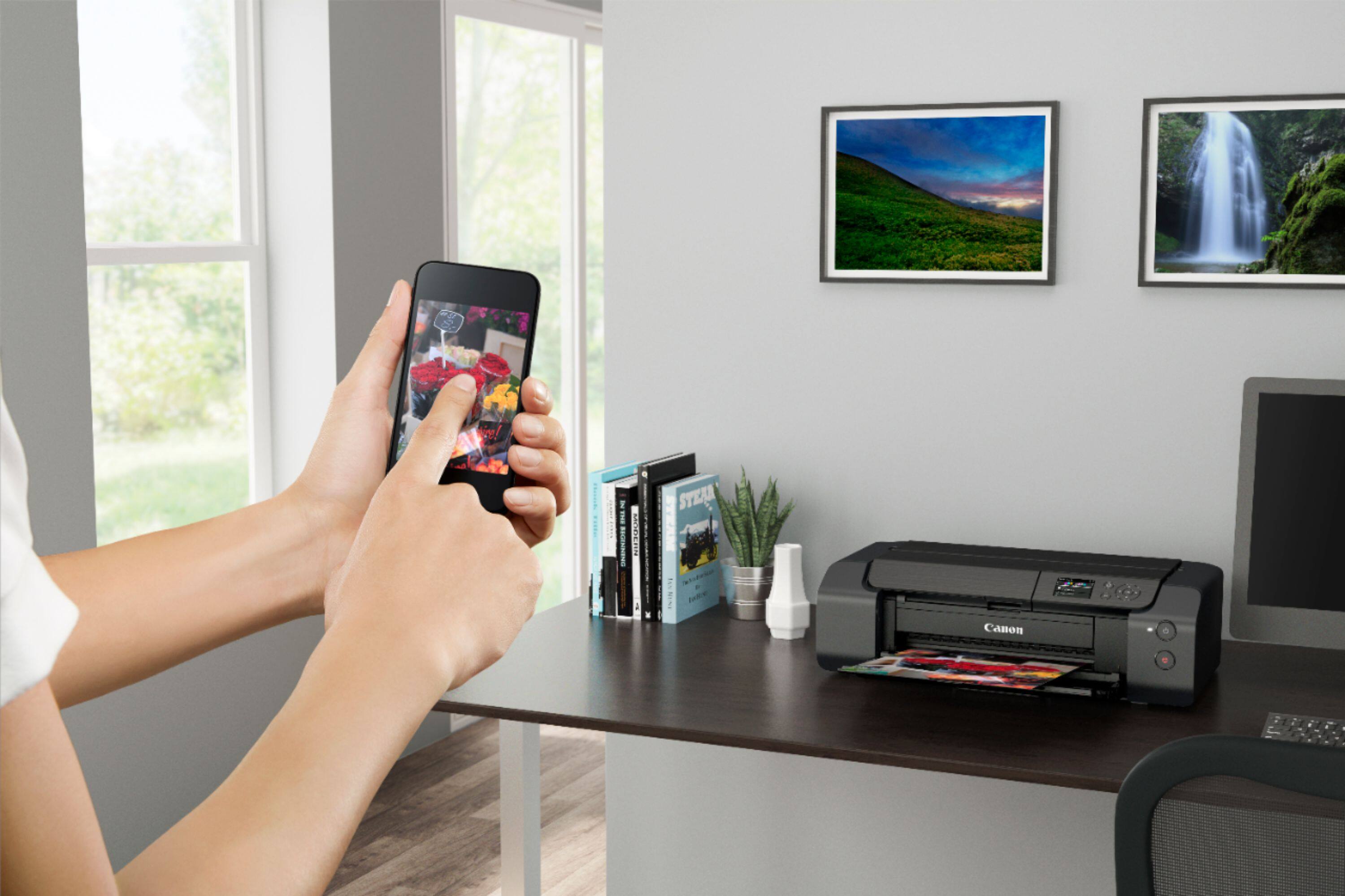 Alt View 19. Canon - PIXMA PRO-200 Wireless Inkjet Printer - Black.