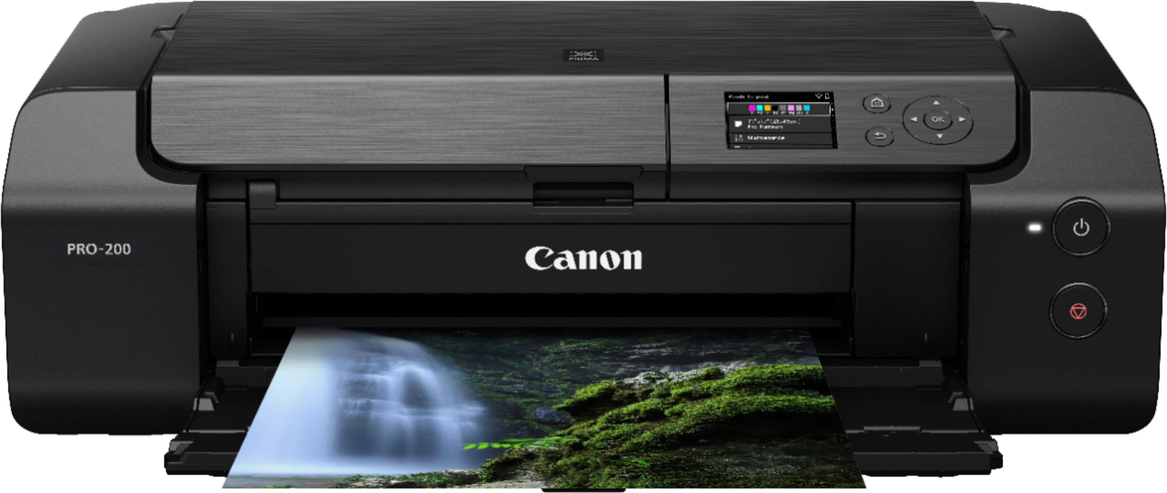 Alt View 1. Canon - PIXMA PRO-200 Wireless Inkjet Printer - Black.