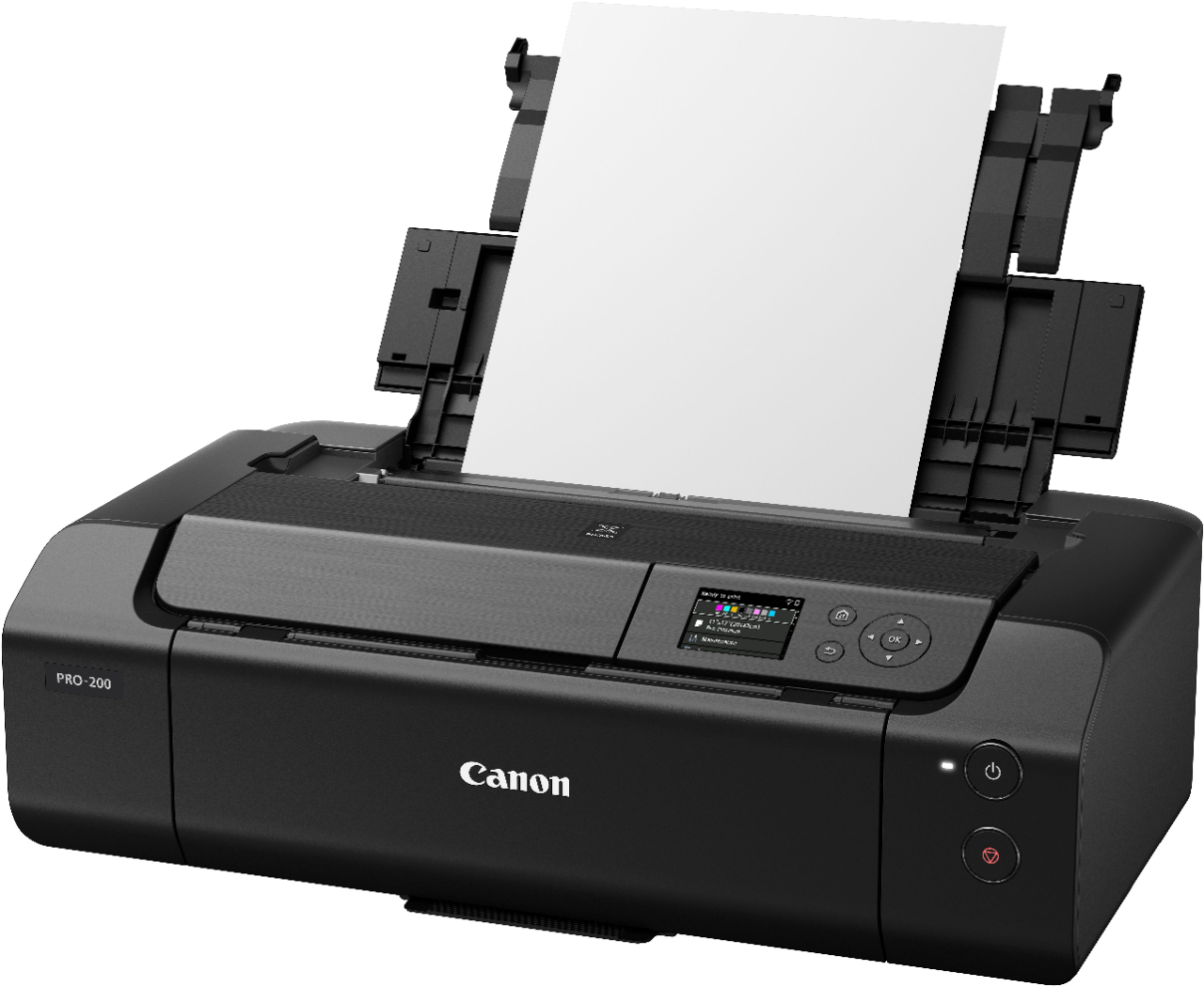 Left View: Canon PIXMA Pro 200 Professional 13" Wireless Inkjet Photo Printer #4280C002