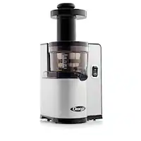 Omega - Vertical Slow Masticating Juicer - Silver - Front_Zoom
