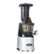 Angle Zoom. Omega - MegaMouth Vertical Low Speed Juicer with Smart Cap Spout Tap - Silver.