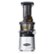 Front Zoom. Omega - MegaMouth Vertical Low Speed Juicer with Smart Cap Spout Tap - Silver.