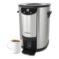 WestBend - 42-Cup Double Walled Commercial Coffee Urn - Silver - Front_Zoom