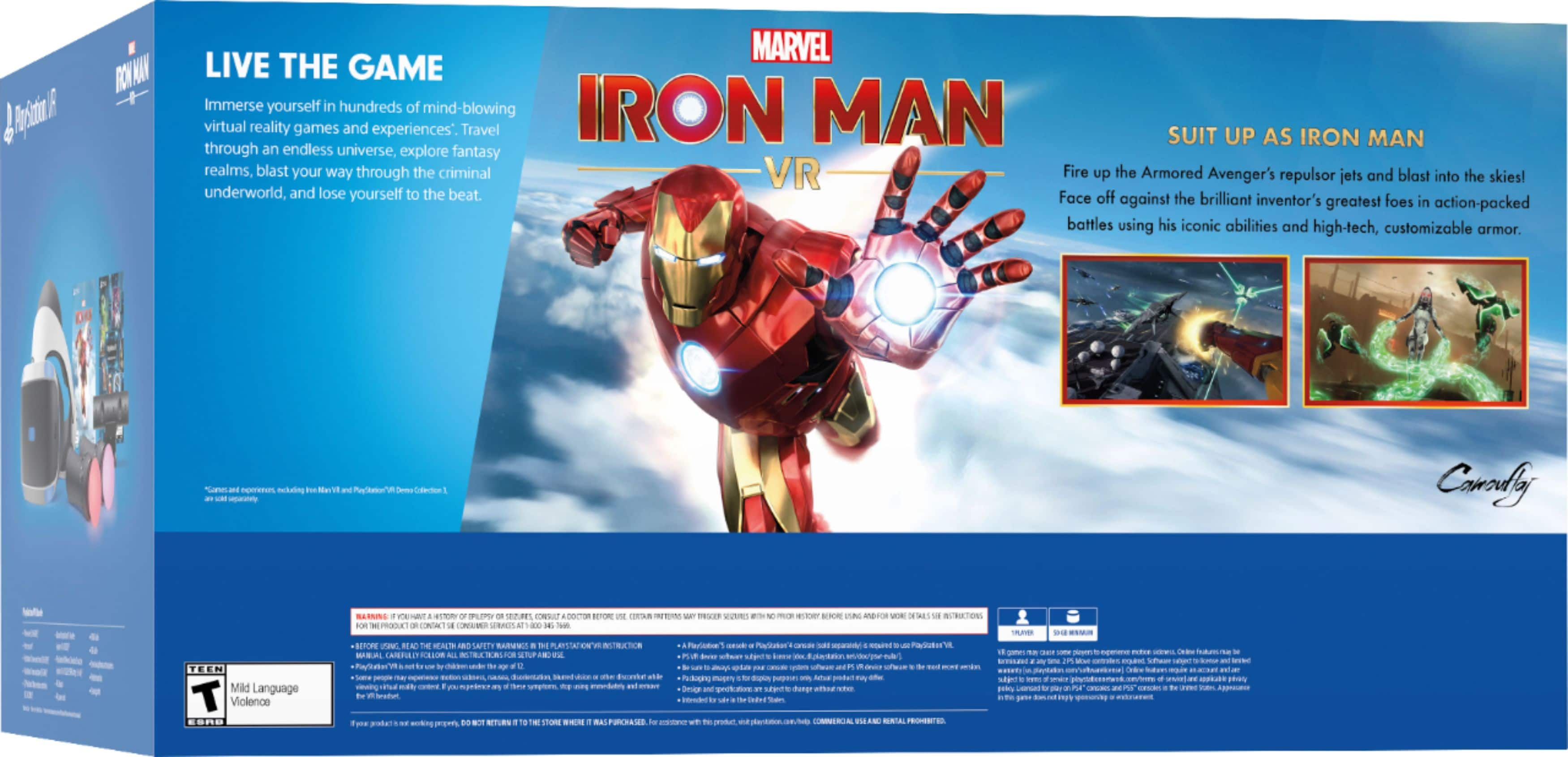 Best Buy Playstation VR Marvel s Iron Man VR Bundle