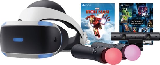 Front Zoom. Playstation - VR Marvel's Iron Man VR Bundle.