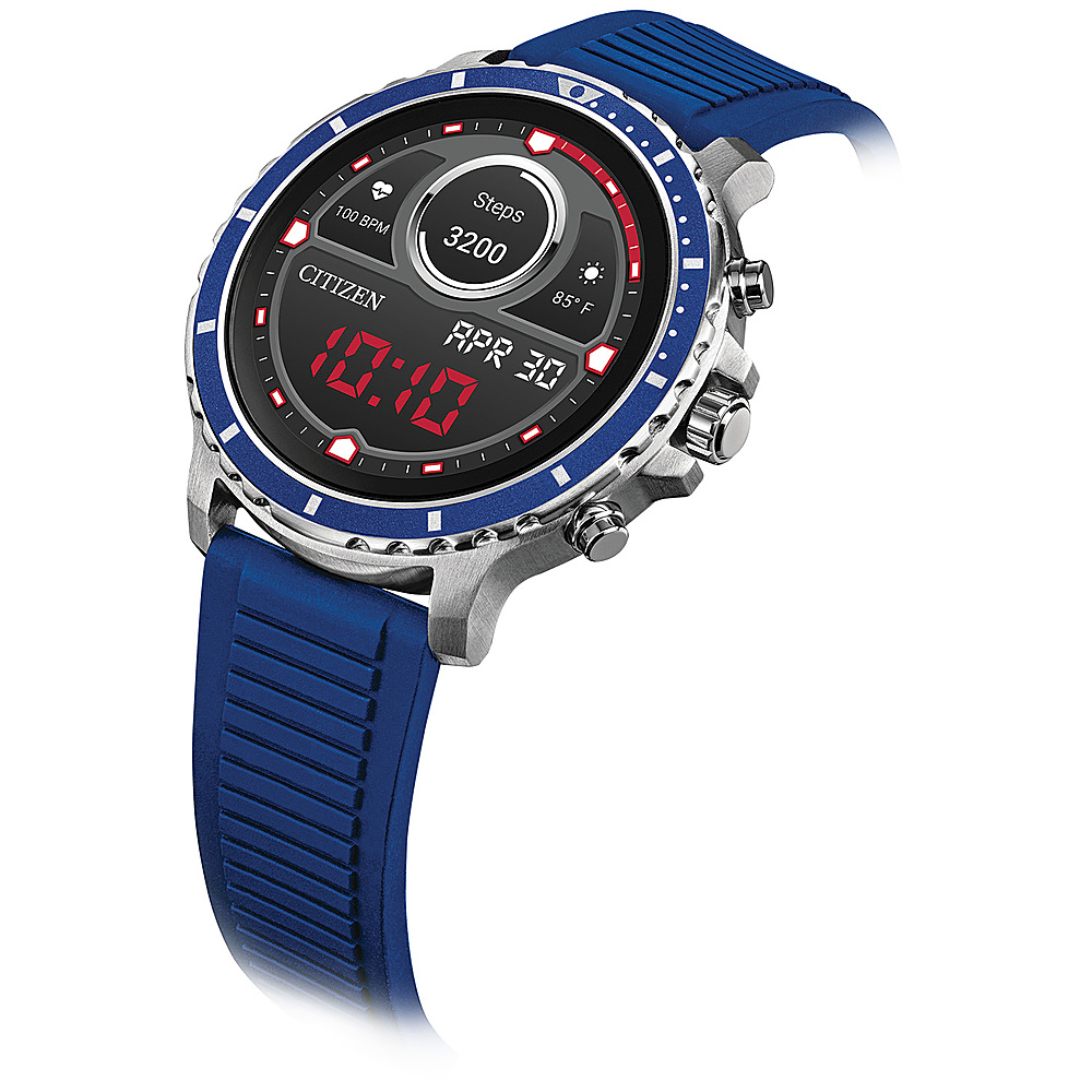 Best Buy: Citizen CZ Smart HR Heart Rate Smartwatch 46mm Blue