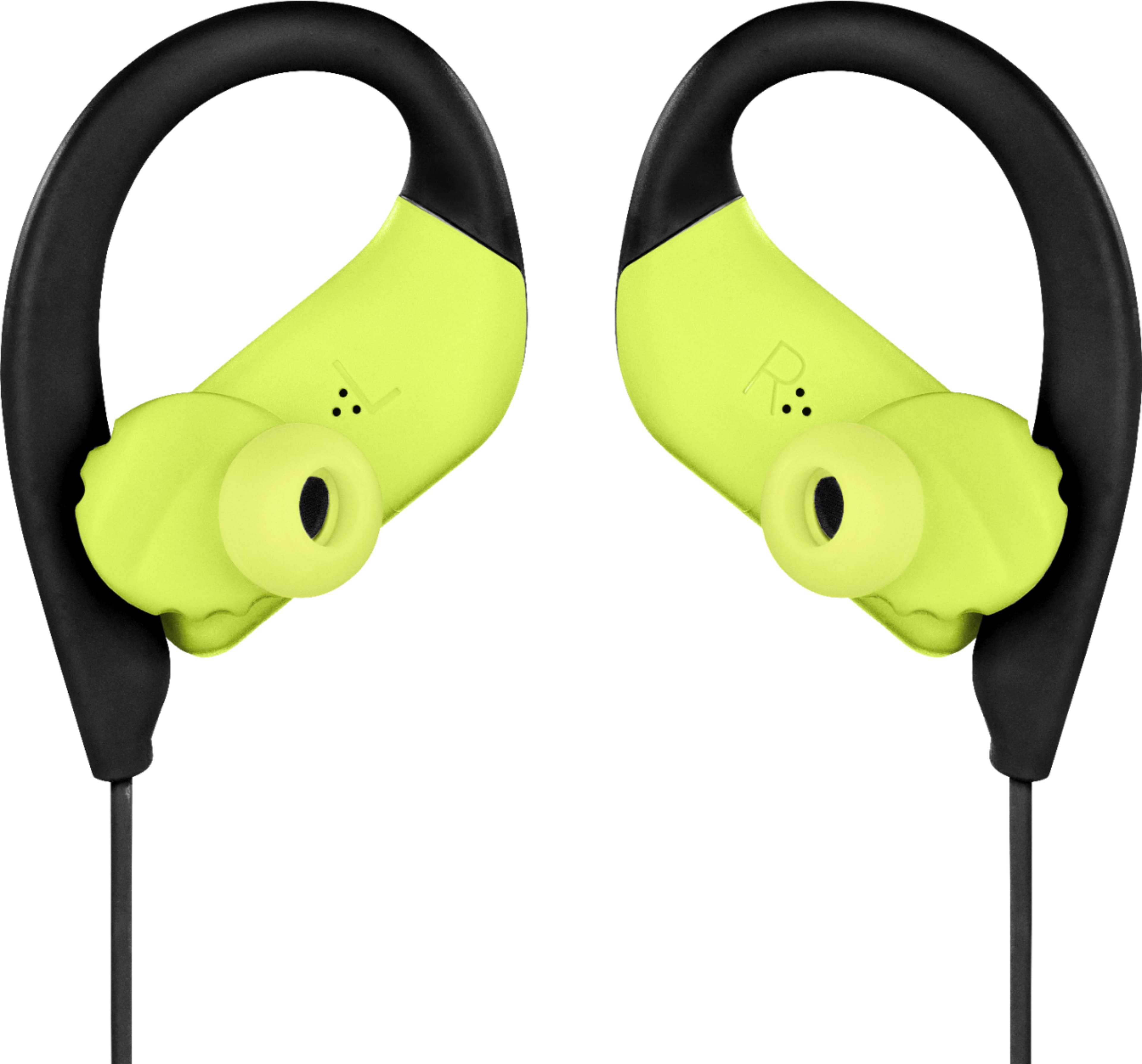 Front. JBL - Endurance Sprint Wireless In-Ear Headphones - Yellow.