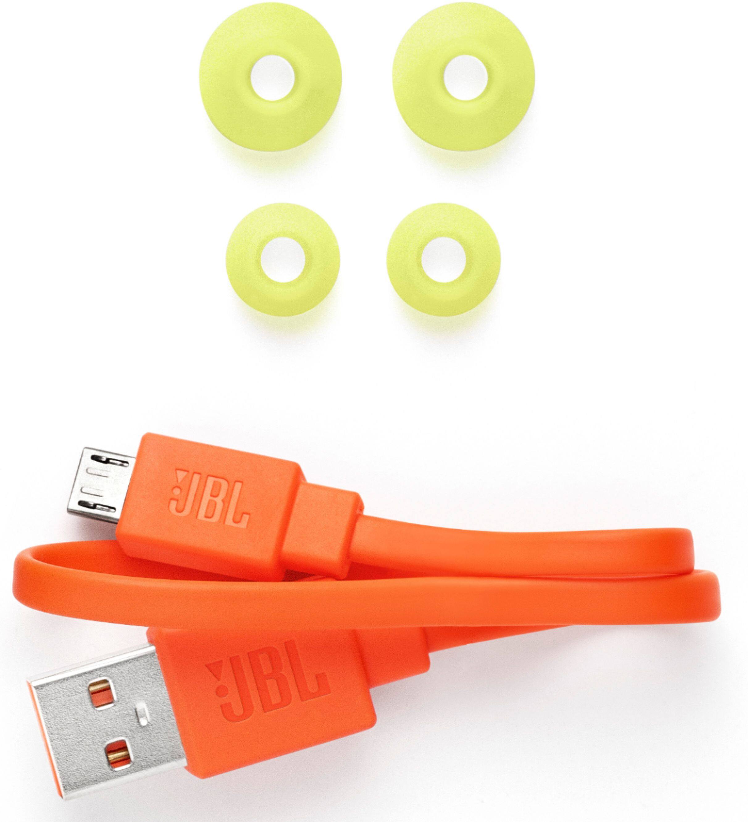 Alt View 13. JBL - Endurance Sprint Wireless In-Ear Headphones - Yellow.