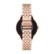 Back Zoom. Fossil - Gen 5e Smartwatch 42mm Stainless Steel with Glitz - Rose Gold-Tone.