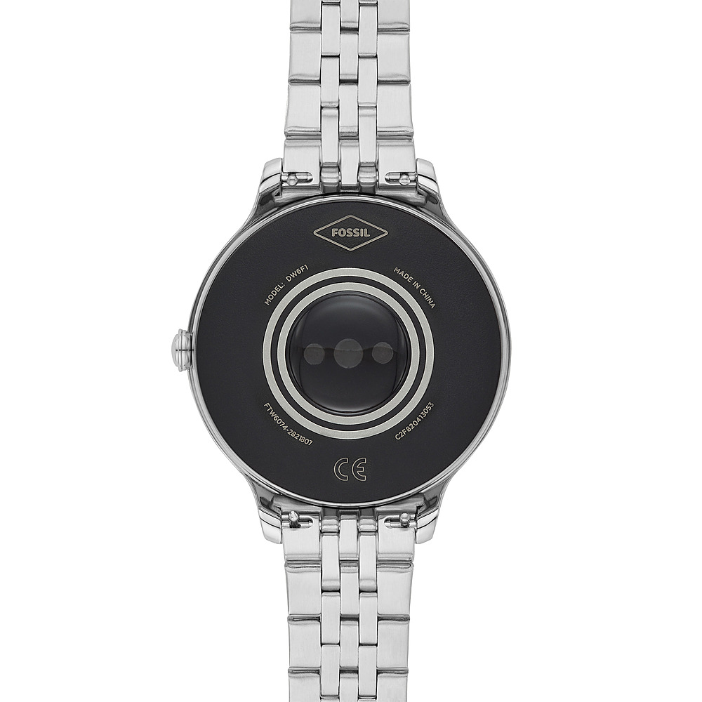 Back View: Fossil - Gen 5e Smartwatch 42mm Two-Tone Stainless Steel - Silver and Gold