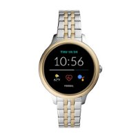 Fossil - Gen 5e Smartwatch 42mm Two-Tone Stainless Steel - Silver and Gold - Front_Zoom