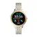 Front. Fossil - Gen 5e Smartwatch 42mm Two-Tone Stainless Steel - Silver and Gold.