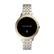Alt View 3. Fossil - Gen 5e Smartwatch 42mm Two-Tone Stainless Steel - Silver and Gold.