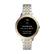 Alt View 6. Fossil - Gen 5e Smartwatch 42mm Two-Tone Stainless Steel - Silver and Gold.