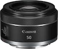 Front. Canon - RF50mm F1.8 STM Standard Prime Lens for EOS R-Series Cameras - Black.