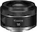 Front. Canon - RF50mm F1.8 STM Standard Prime Lens for EOS R-Series Cameras - Black.