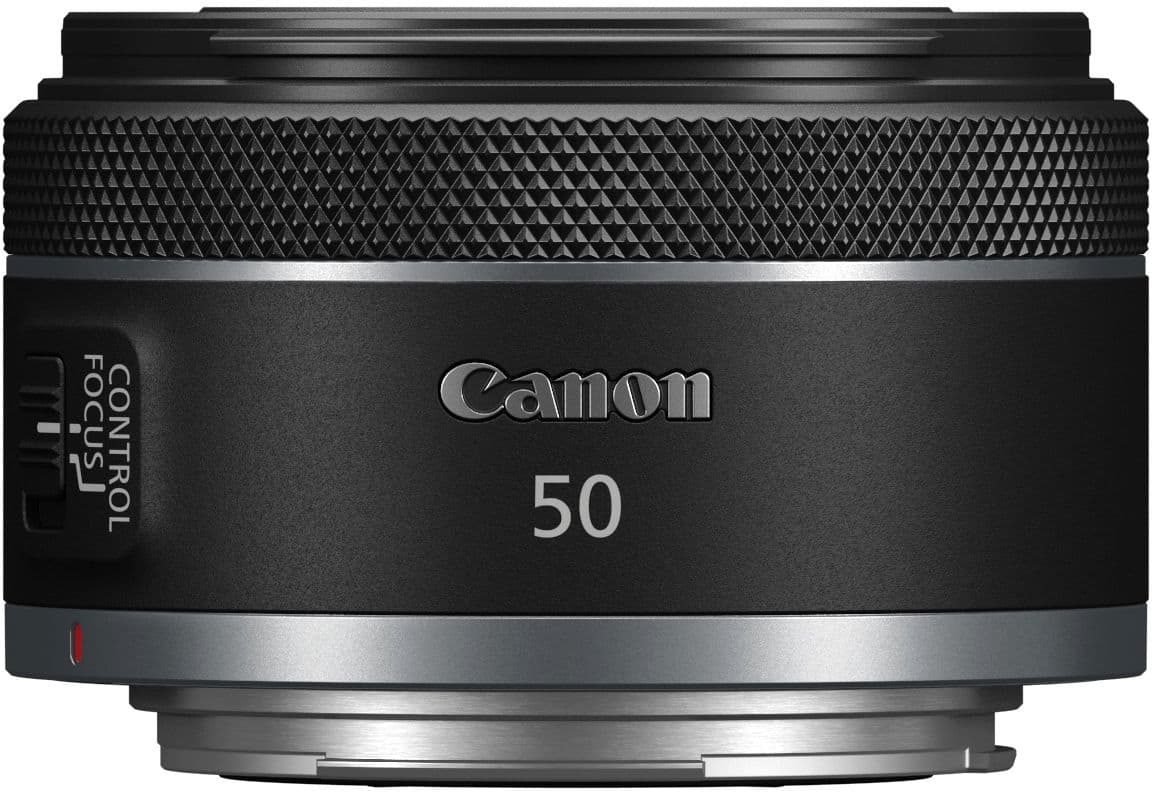 Alt View 1. Canon - RF50mm F1.8 STM Standard Prime Lens for EOS R-Series Cameras - Black.
