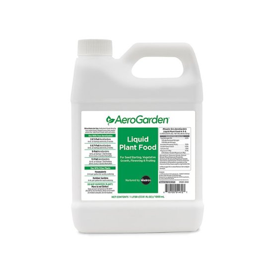 AeroGarden Liquid Plant Food (1 Liter) 9702810000 Best Buy