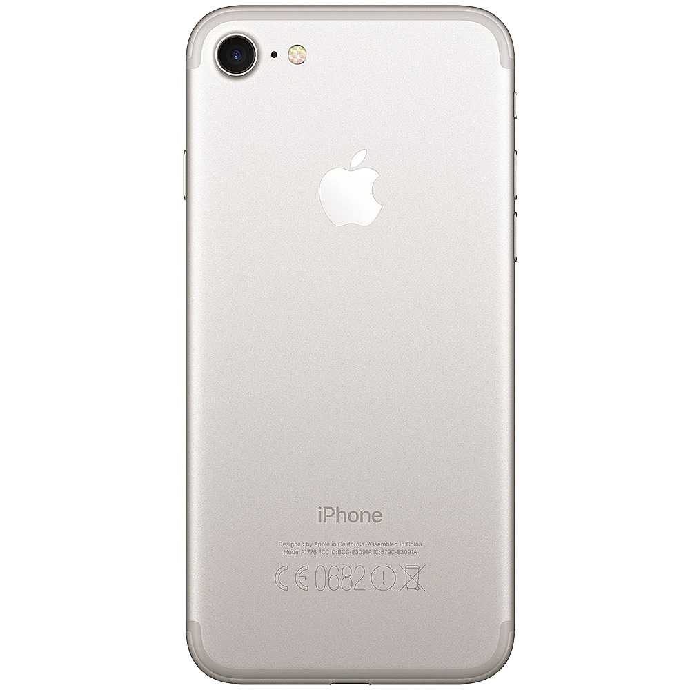 Angle View: Apple - iPhone 7 256GB Unlocked GSM 4G LTE Quad-Core Smartphone w/ 12MP Camera - Silver