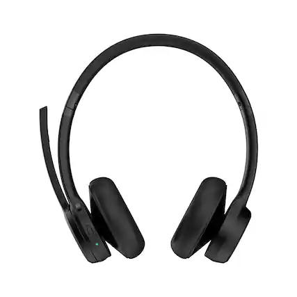 Front. LIVEY - 720BT Dual ENC Wireless Headset with HiFi Audio and Multipoint Bluetooth.