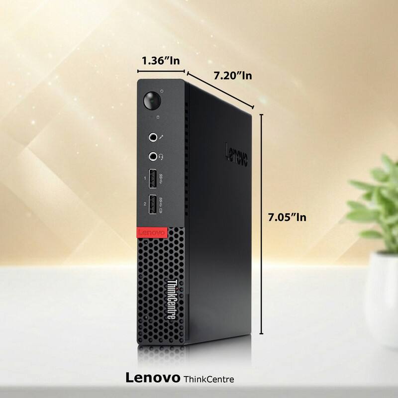 1.36" In  
7.20" In  
7.05" In  

Lenovo ThinkCentre