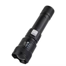 Cluzine - Rechargeable LED Flashlight, Power Display,Type-C Power Bank, Waterproof for Camping