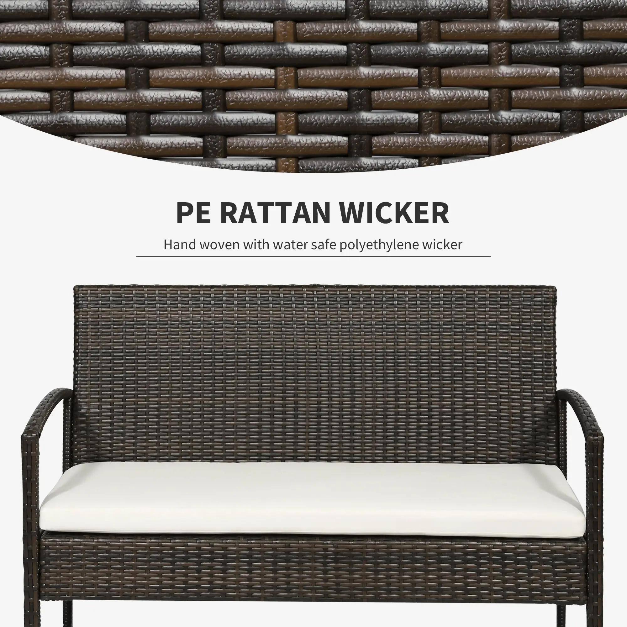 PE RATTAN WICKER
Hand woven with water safe polyethylene wicker