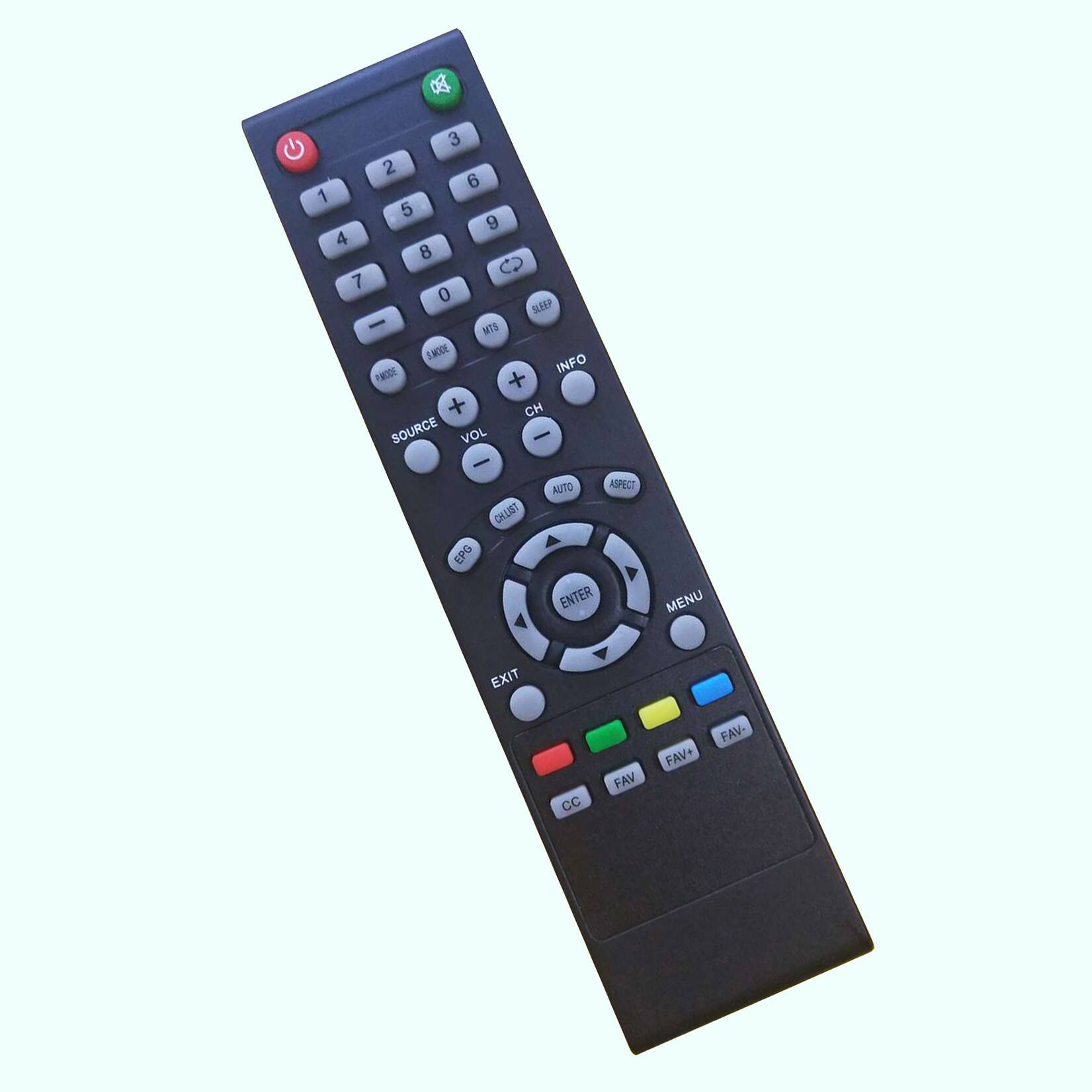 3 2 6 1 5 9 4 8 7 0 SLEEP SNAPE INFO + + CH SOURCE VOL - AUTO ASPECT CHLIST EPG ENTER MENU EXIT CC FAV FAV+ FAV-