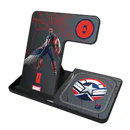Keyscaper - Marvel MechLine 3 in 1 Charging Station - Sam Wilson Captain America