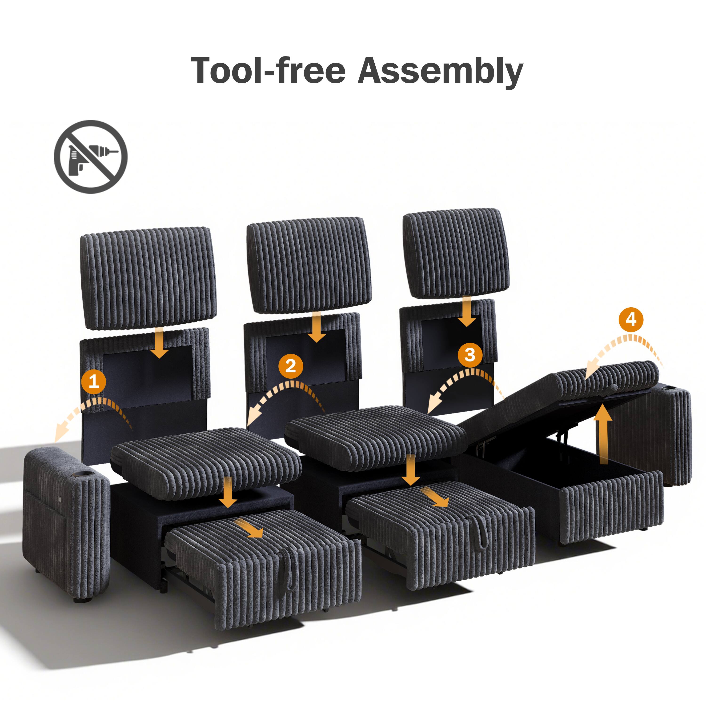 Tool-free Assembly

1
2
3
4