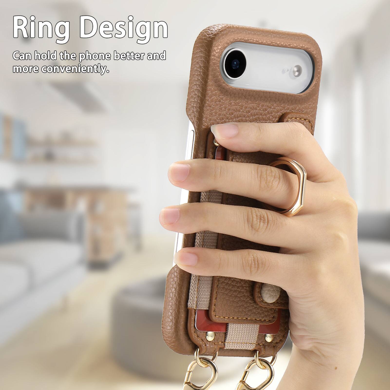 Ring Design  
Can hold the phone better and more conveniently.