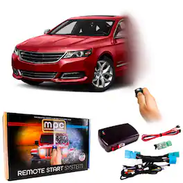 MPC - OEM Remote Activated Remote Start For 2014-2017 Chevrolet Impala - T-Harness - Black