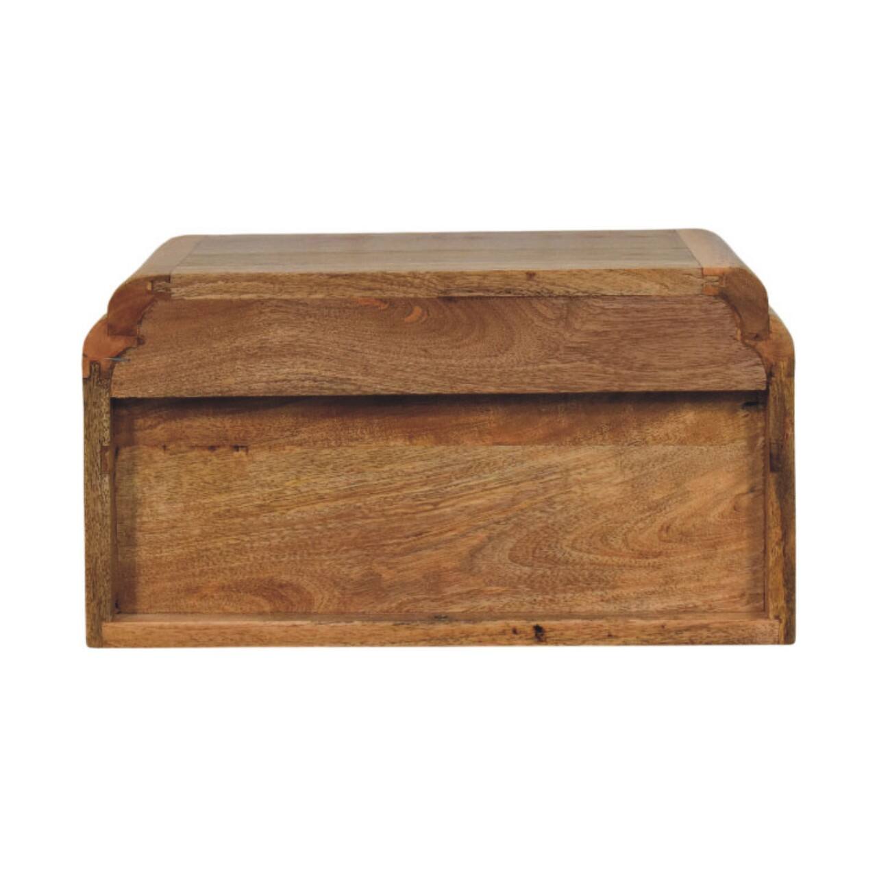 Back. Artisan Furniture - Artisan Furniture Solid Wood Avora Wall-Mounted Bedside - Beige.