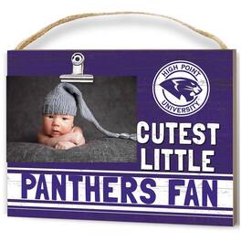 Jardine - High Point Panthers 8'' x 10'' Cutest Little Weathered Logo Clip Photo Frame - Purple