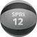 Front. Gaiam - SPRI 12lb Medicine Ball - Multi.